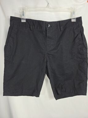 Khakis by GAP Black City 10 Inch Bermuda Shorts Cotton Blend Size 8